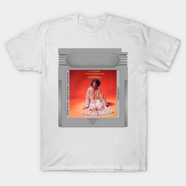 Journey in Satchidananda Game Cartridge T-Shirt by PopCarts